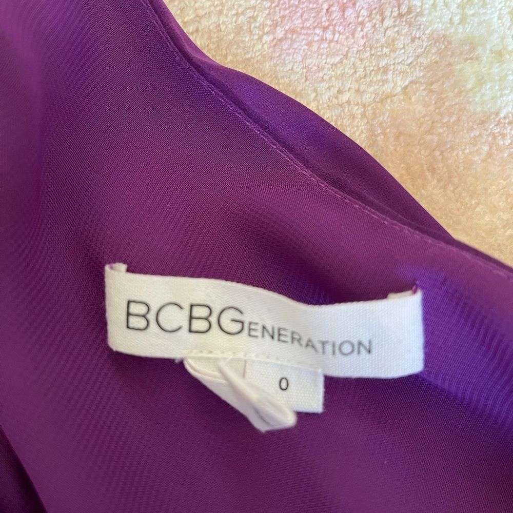 Worn Once Bcbgeneration Pleated One Shoulder Cock… - image 7